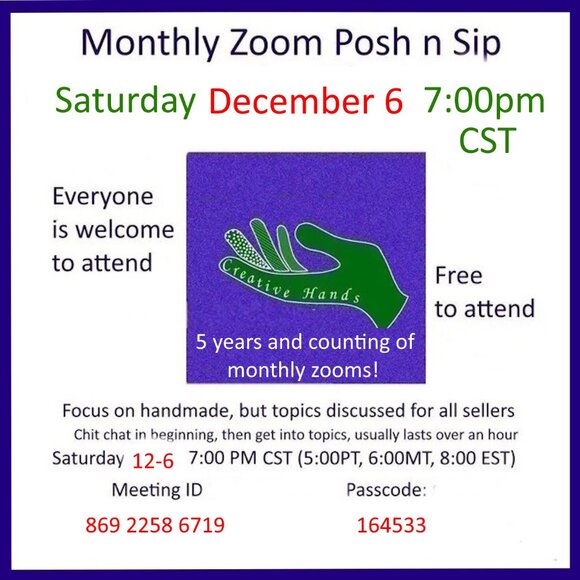 Saturday 12-6-2025 Hand Crafted Handmade Share Group Part One - Sign In - Picture 15 of 15